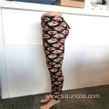 Fashionable Peony Printed Indoor Under Wear Leggings